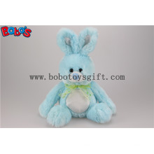 Conejito azul peluche juguete de peluche con el brazo largo y los pies grandes Bos1149
